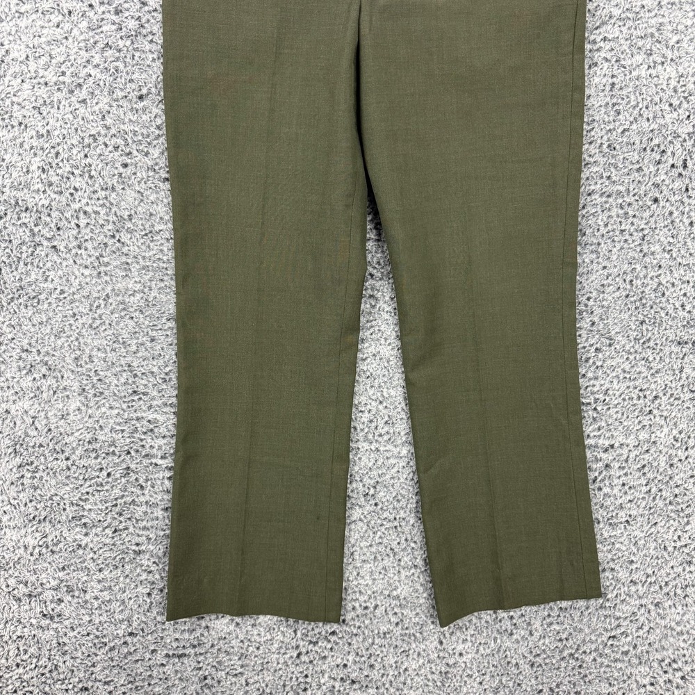 Vintage National Park Service Pants Mens 31x30 Green Wool Blend R&R Uniforms - Picture 6 of 15